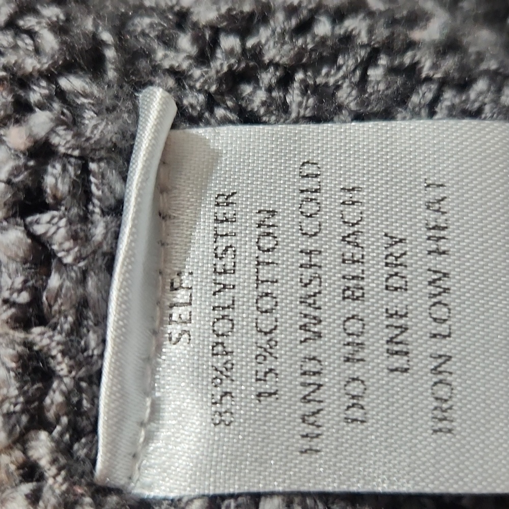 Bluivy Charcoal V-Neck Sweater Oversize/Relaxed Fit SM/MED Darling! - Picture 8 of 8